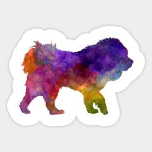 Tibetan Mastiff in watercolor Sticker